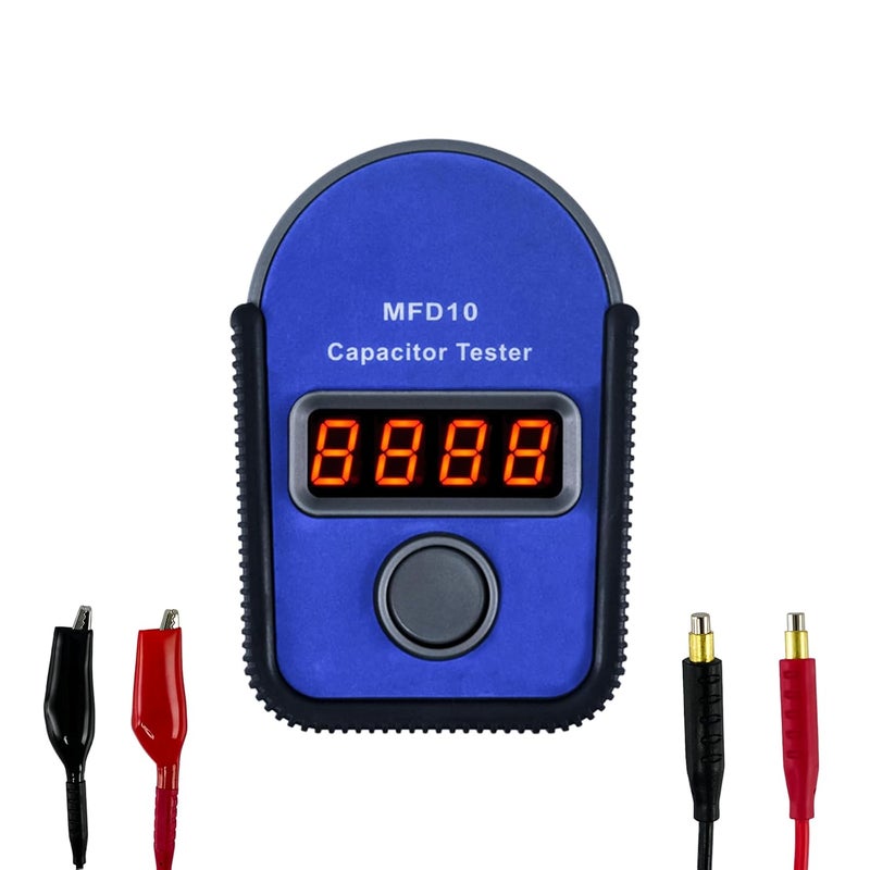 FRIGESWIFT MFD10 Digital Capacitor Tester with LED Display - Measuring Range 0.01 to 10000mF, 5% Accuracy - Image 1